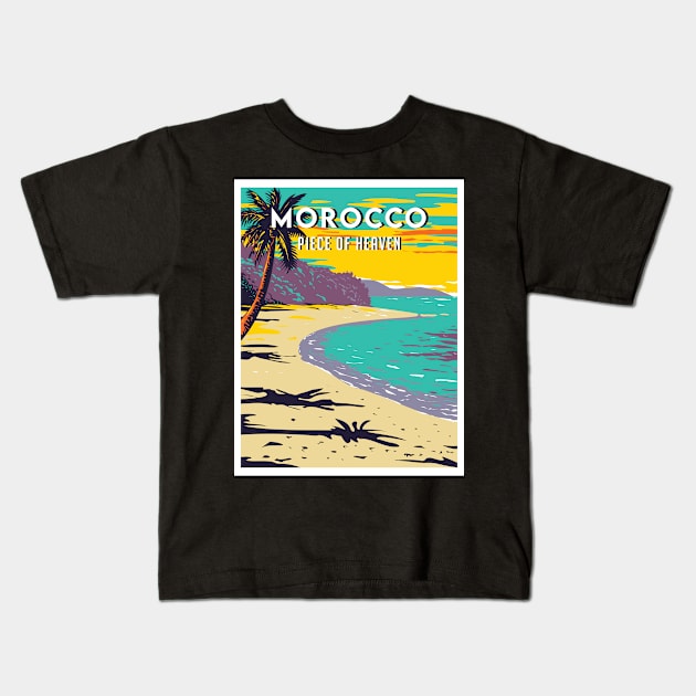 Morocco travel destination Kids T-Shirt by NeedsFulfilled